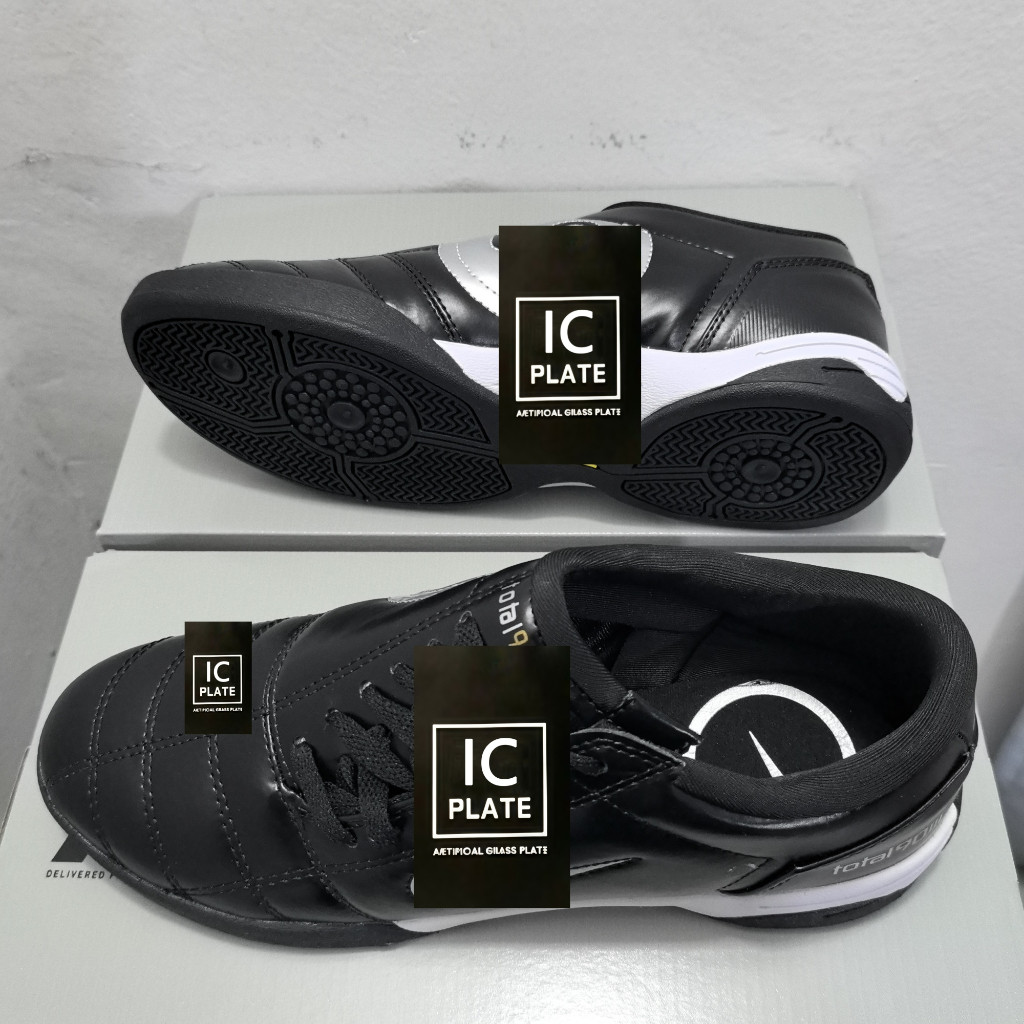 Futsal T90 Total 90 III sp IC Size: 35-45 รองเท้าฟุตบอลถักกลางแจ้งสําหรับผู้ชายรองเท้าฟุตบอลกันลื่นแ