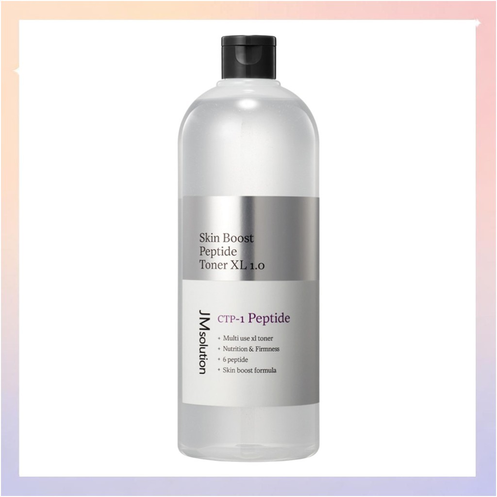 [jm solution] Skin Boost Peptide Toner XL 1.0, 600ml, 1 ชิ้น / โทนเนอร์เกาหลี / สูตร Skin Boost / ขอ