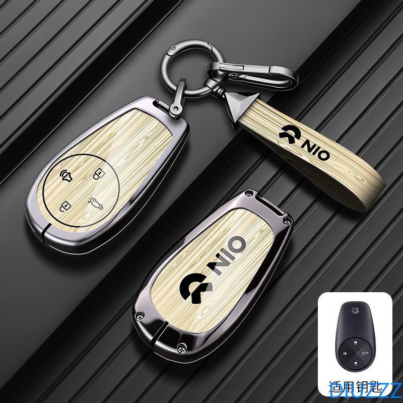 สังกะสีอัลลอยด์โลหะ Auto Shell Fob พวงกุญแจสําหรับ Wei Lai NIO ES6 ES7 ES8 ET5 ET7 ET9 EC6 EC7 ET5T 