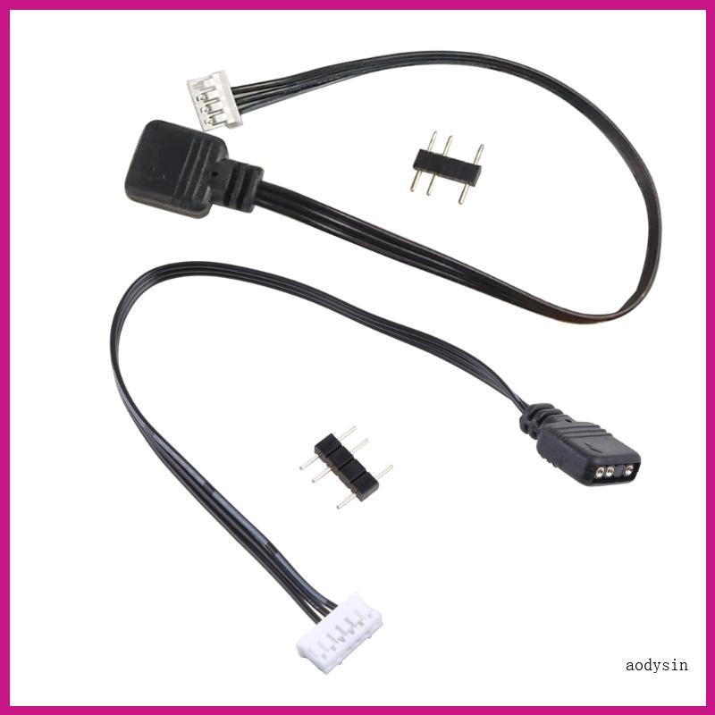 Fan Controller Adapter Cable 4Pin/6Pin to 5V ARGB 3Pin Converter