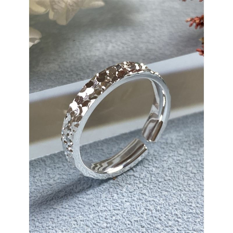 Ice Starry Silver Couple10tt Shattered Rings in Stock tb Broken Ring Gift999Pure silver ring for men