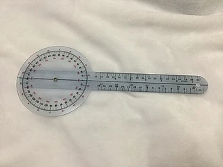 โกนิโอมิเตอร์ ไม้บรรทัด วัดองศา Goniometer มี 3 ขนาดค่ะ
