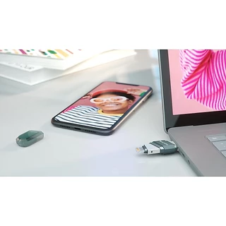 SanDisk iXpand Flash Drive Flip 256GB (SDIX90N-256G-GN6NE) แฟลชไดร์ฟใช้สำหรับ iPhone และ iPad
