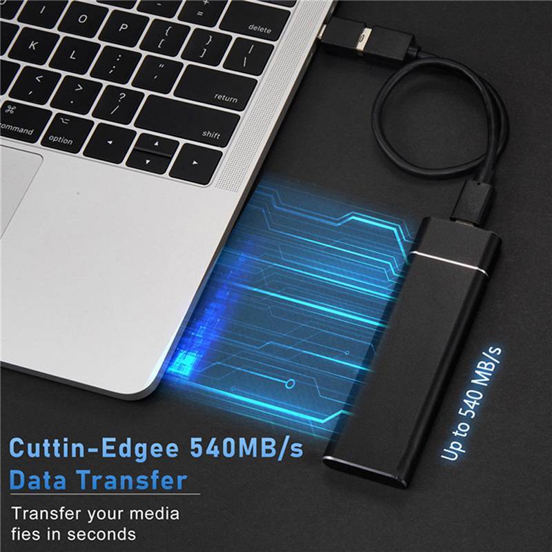 {Sakurasayin} 4TB External SSD 1TB 2TB 500GB ฮาร์ดไดรฟ์โซลิดสเตตมือถือ USB 3.1 ภายนอกใหม่