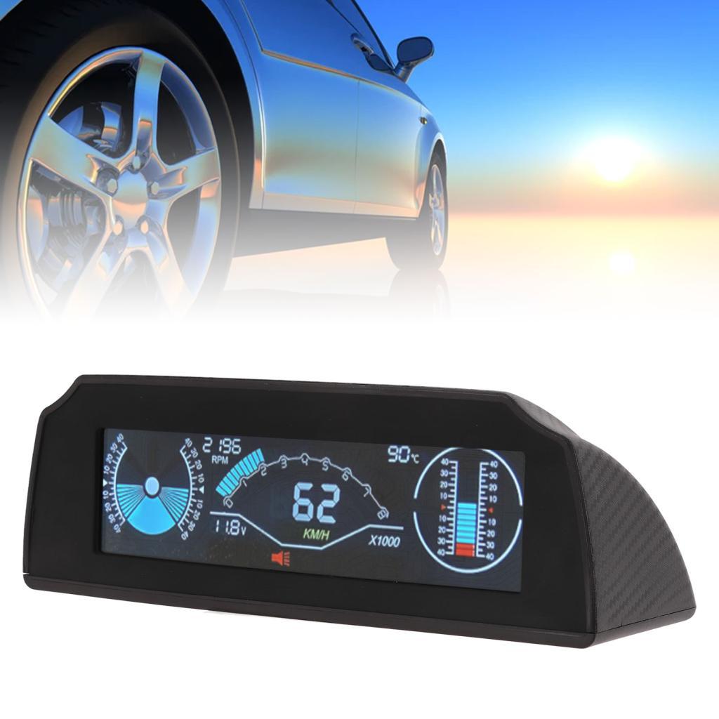 Eleganthome HUD Display สําหรับรถยนต์หน้าจอสากลดิจิตอลในรถยนต์พร้อมความเร็วเครื่องยนต์