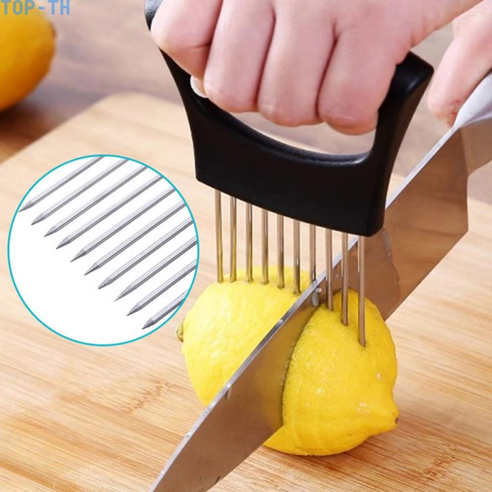Multifunctional Stainless Steel Onion Slicer for Vegetables and Meat Tenderizing