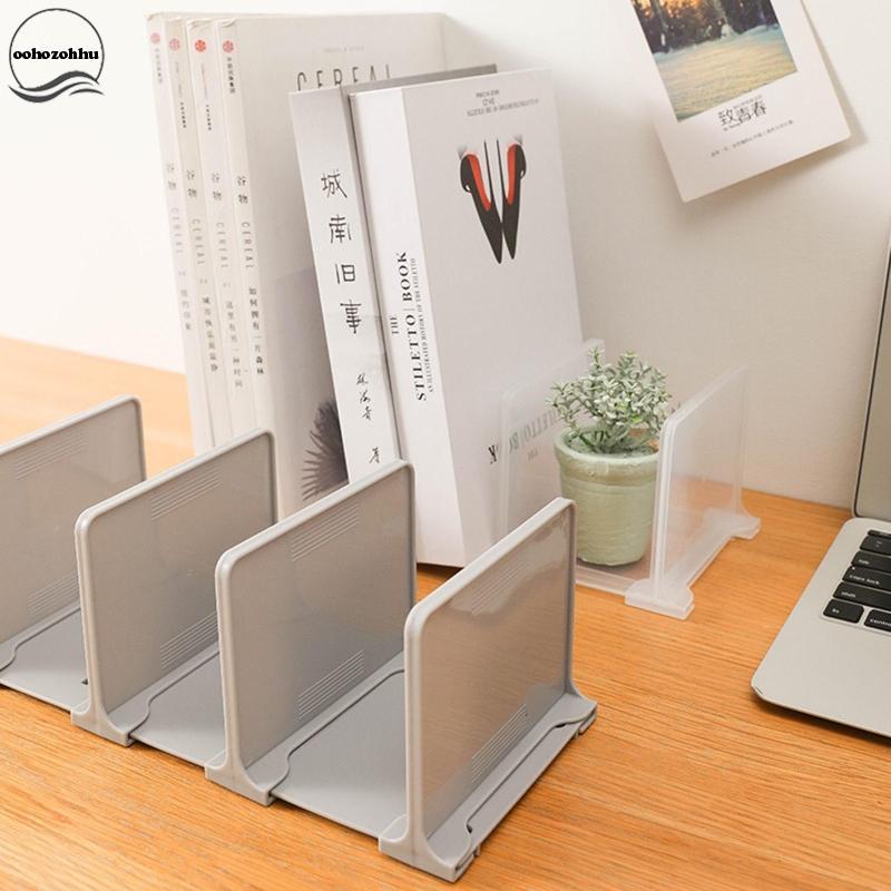 Ooh Book Ends Book Stopper Desktop Book Holder สําหรับชั้นวางหนังสือ Office Home Library