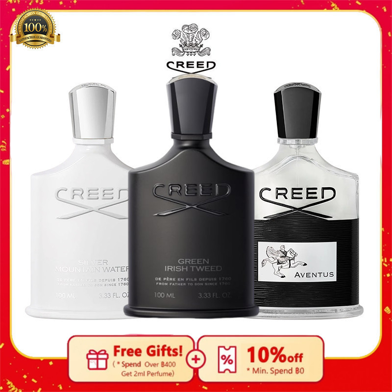 💟【💯% แท้ 】 น้ำหอม creed Aventus /Irish Tweed/Silver Mountain Water  2ml/5ml/10ml  🔥  กลิ่นหอมติดทนนาน🌹🔥