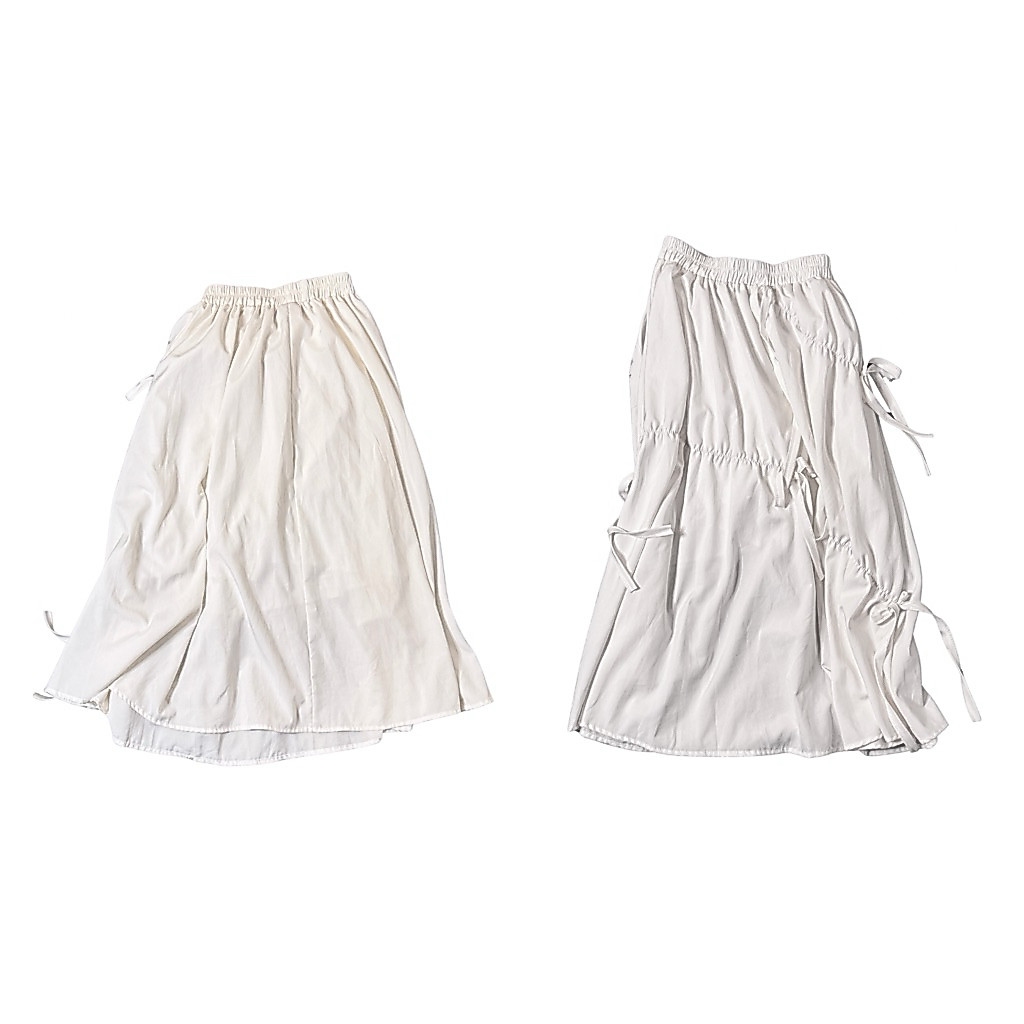 white  / long skirt🎀