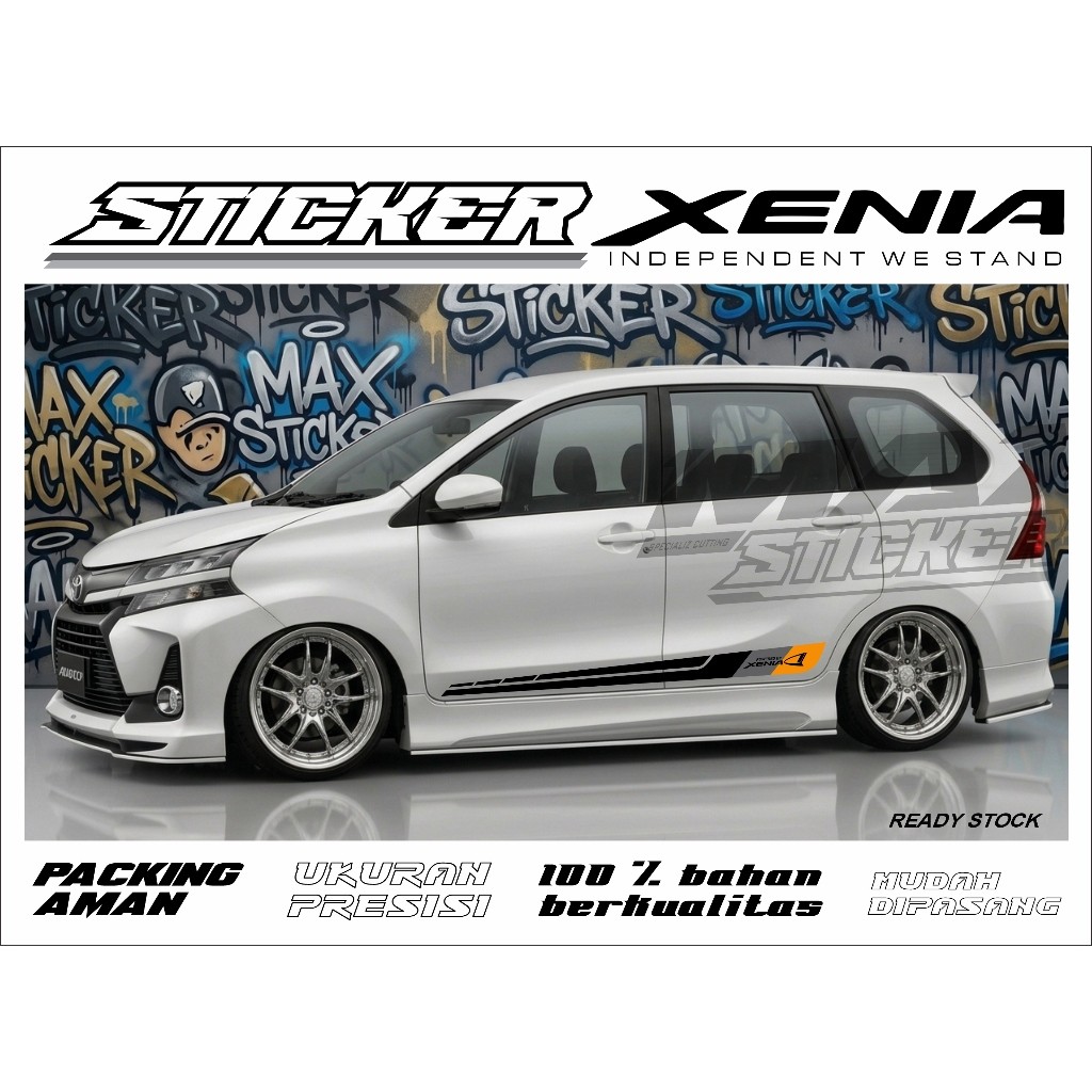 สติ๊กเกอร์ติดรถยนต์ AVANZA 2012-2020 AVANZA VELOZ