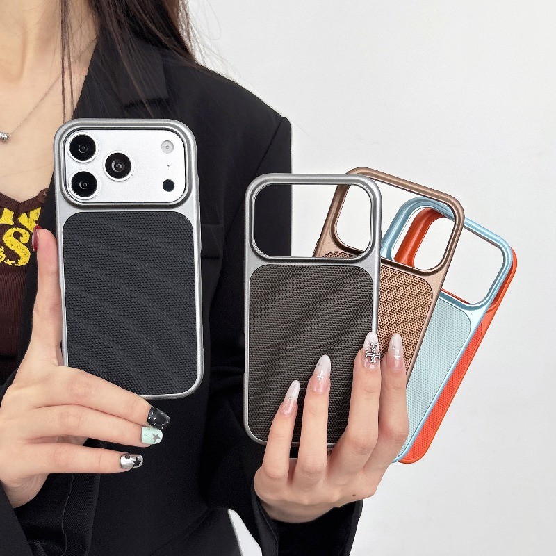PC Diamante Grande Janela Aquecimento เคสโทรศัพท์สําหรับ IPhone 17 16 15 14 13 Pro Max เคสกันกระแทก