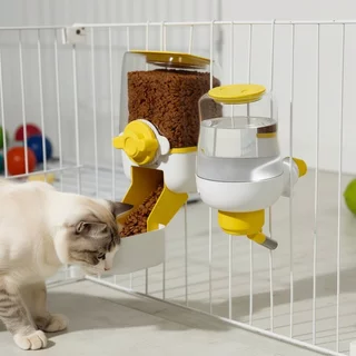 กรงสัตว์เลี้ยง Water Feeder Gravity แขวนขวด 1100Ml ที่ถอดออกได้ Stable Pp สุนัขแมวกระต่าย