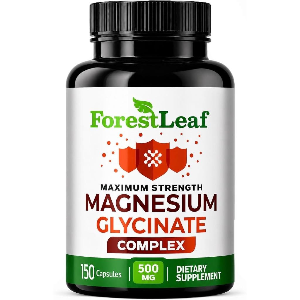 Magnesium Glycinate 500mg Multivitamin-Sleep Aid และอาหารเสริมแมกนีเซียมที่เงียบสงบ-การถ่ายโอนพันธุก