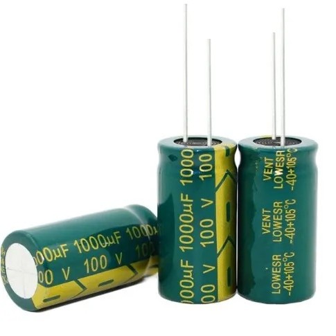 20PCS 100V1000UF ตัวเก็บประจุไฟฟ้า 1000UF 100V 18x35 มม. (ความถี่สูง)
