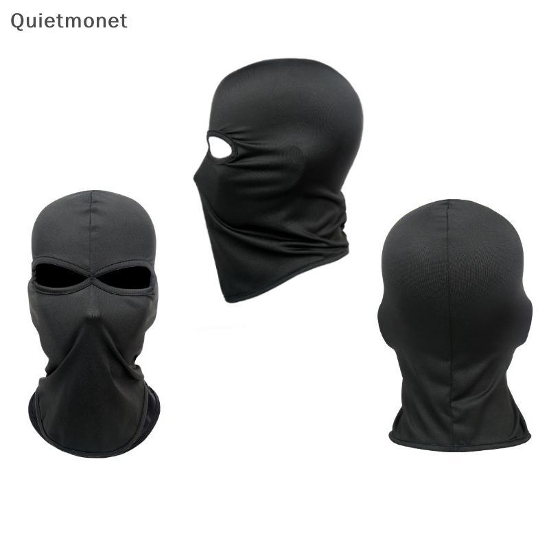 2 หลุมรถจักรยานยนต์ Face Mask Moto หมวกกันน็อค Hood Ski Ne Full Face Mask Windproof Face Shield ผู้ช