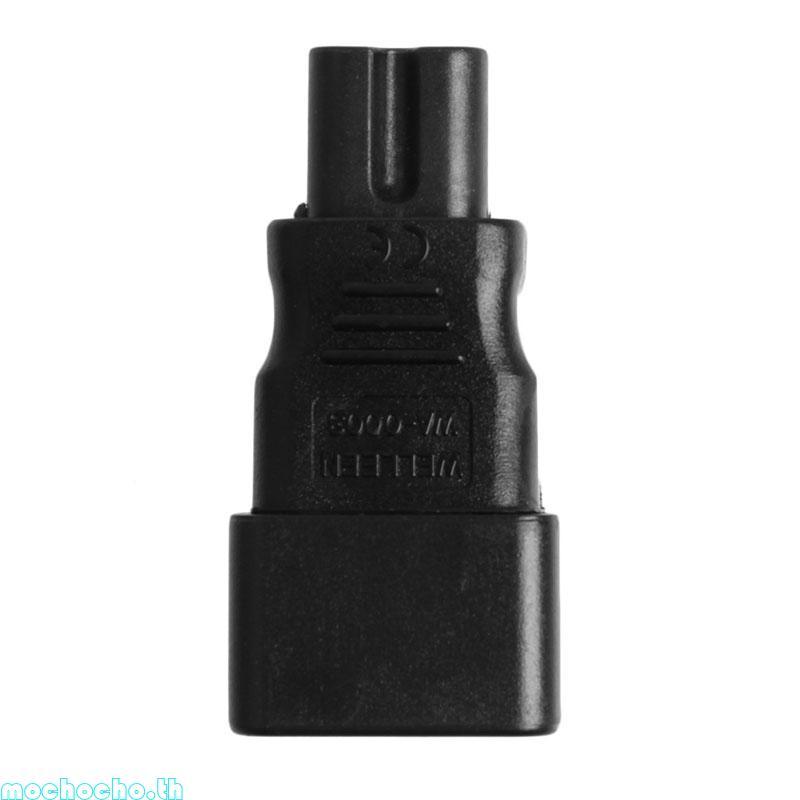 Mochocho IEC 320 C14 ถึง C7 อะแดปเตอร์ IEC C7 ถึง C14 อะแดปเตอร์ AC 3-P C14 ชาย C7 หญิง
