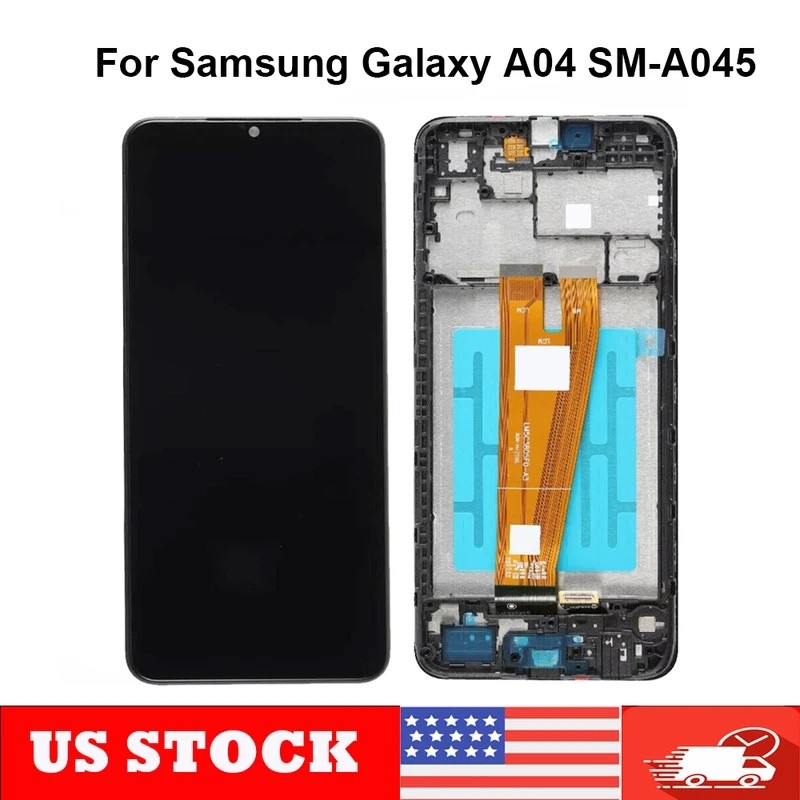 สําหรับ Samsung Galaxy A04 A045 จอแสดงผล Touch Screen Digitizer Assembly สําหรับ Samsung A04 A045F A