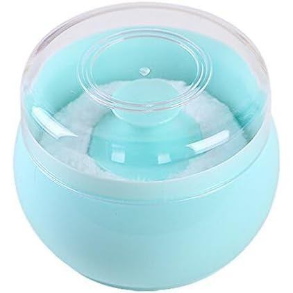 Topwon Baby Powder Puff Kit สําหรับ Body Powder Container Dusting Powder Case for Baby&Mom