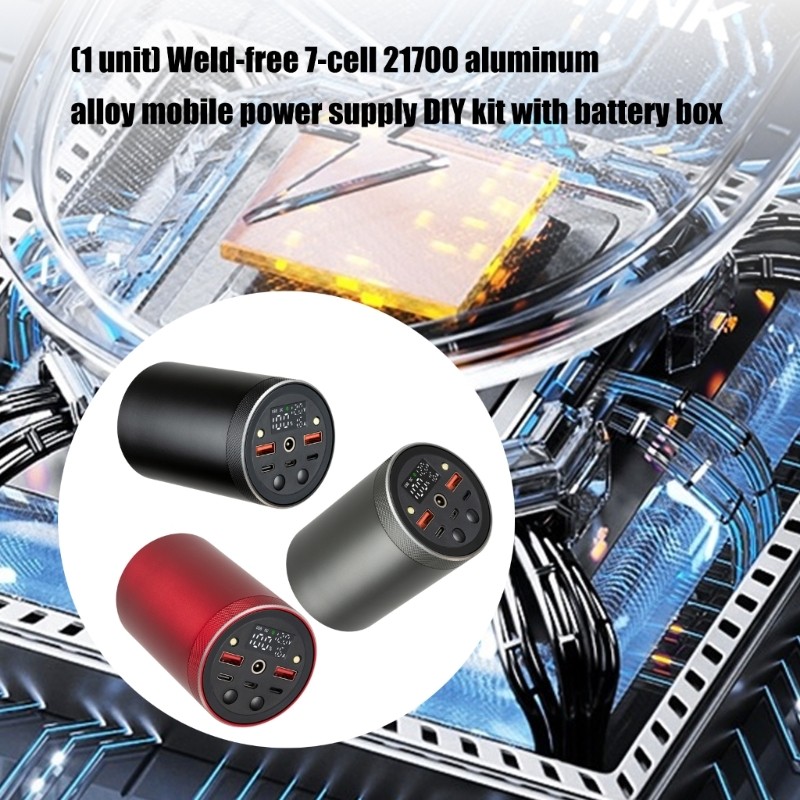 Gonna Portable Powerbank สําหรับ DIY 21700 Builder Projects Case