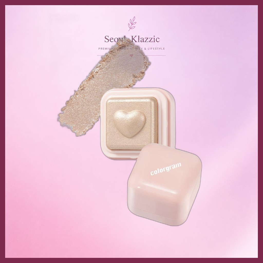 [Colorgram] Milk Bling Heartlighter 01 Peach Heart / Korean Highlighter / Peach Glow / ของแท้ 100% โ