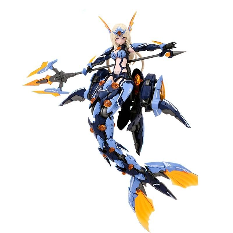 Nuclear Energy Matrix War ในป่า Mermaid Abyss นักร้องสาวเครื่องประกอบของเล่นตุ๊กตา