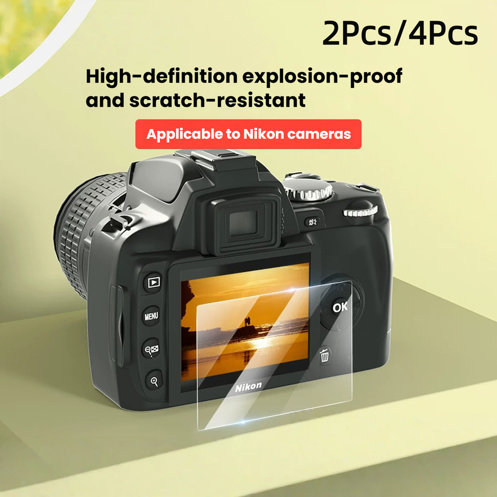 กระจกนิรภัยกันกระแทกที่ชัดเจนเป็นพิเศษสําหรับ Nikon Z6 Z7 Z6II Z7II Z6III คลุมทั้งหมดกล้องยาม