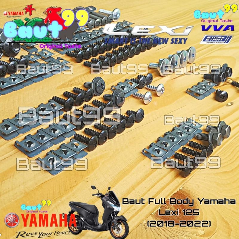 Yamaha Lexi 125 สลักเกลียวเต็มตัว