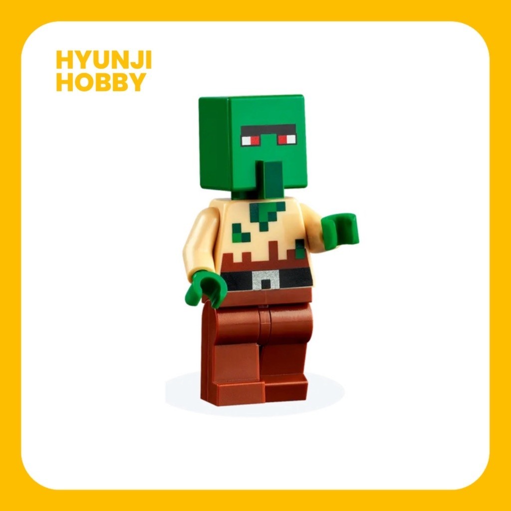 LEGO Minecraft Villager Zombie minifigure ต้นฉบับ