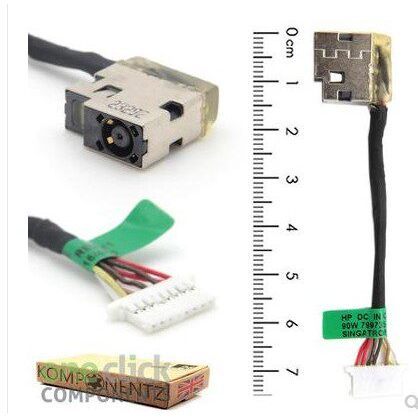 สําหรับ hp 14-bf bf110tx bf121tx tpn-c131 พอร์ตชาร์จ power jack power head