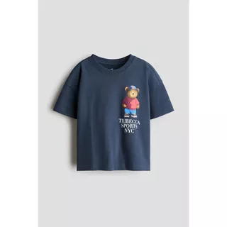 H&M(เอชแอนด์เอ็ม) เสื้อยืดผ้าฝ้ายพิมพ์ลาย เด็กชาย 1353843_3