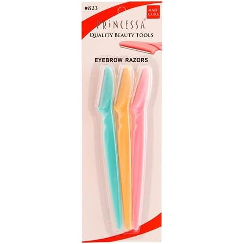 Princessa Eyebrow Razor Facial Hair Removal Safety Razor Trimming Set MVFY