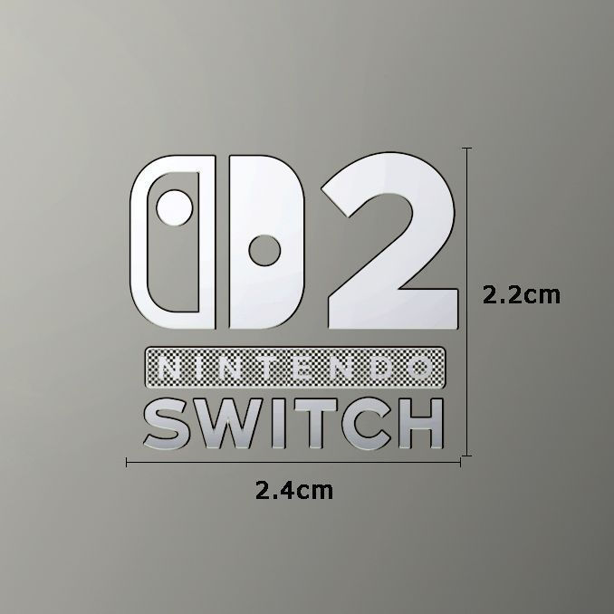 Universal Symbol switch2Handheld computer Nintendo case logo Hand ps Model logo12y New metal sticker