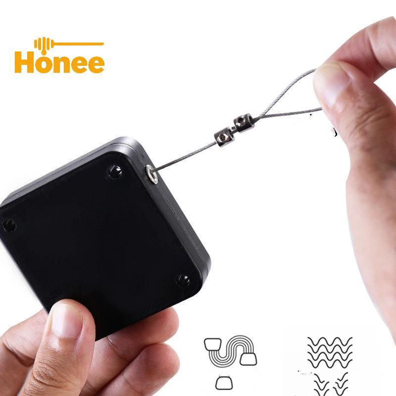 [Honee] Weatherproof Auto Pull Rope Door Closer No Drill Smooth Self Closed คุณภาพสูงสําหรับในร่มกลางแจ้ง Home Nice