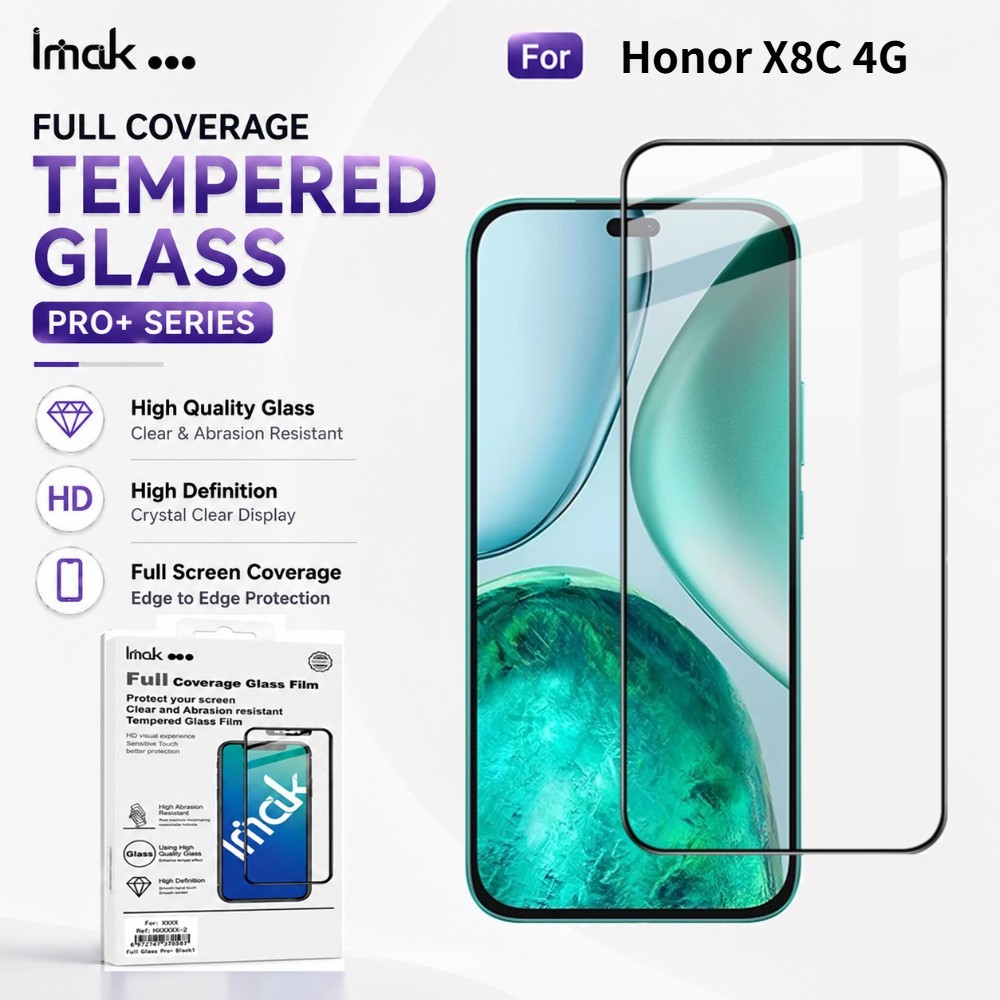 ฟิล์มกระจก สำหรับ Honor X8C X7d X6c X6b X5b กระจกนิรภัย 9H ความแข็ง Oleophobic เคลือบ FM0003