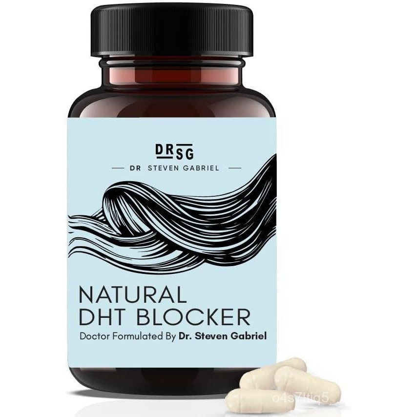Dr. Steven Gabriel Natural DHT Blocker - Doctor-Formulated Hair Growth Supplements for Thicker, Full