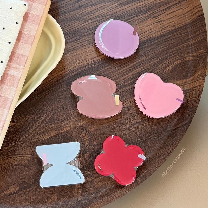 Candy Color Lovely Drop-glue Glossy Phone Holder Grip Stand