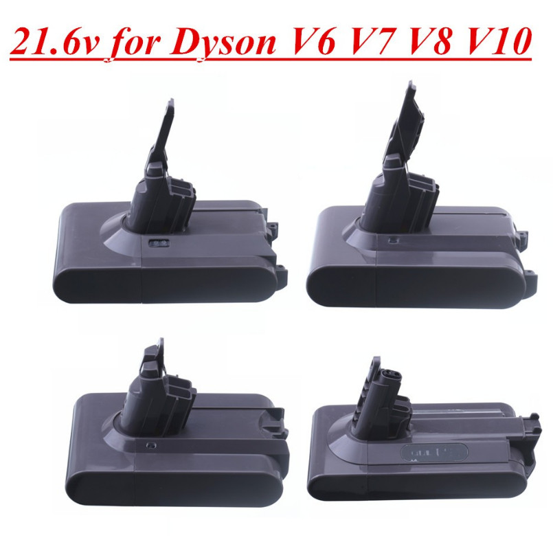 6000mah แบตเตอรี่เครื่องดูดฝุ่นสำหรับ V6 V7 V8 เปลี่ยนแบตเตอรี่ DC58 DC59 DC61 DC62 DC72 DC74