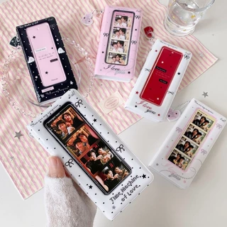 COD เก็บรูปPhoto Booth สมุดเก็บการ์ด อัลบั้มการ์ด PVC 4 ช่อง โฟโต้เฟรม ลายน่ารัก PhotoAlbum (AB) สำหรับแฟนคลับ Kpop