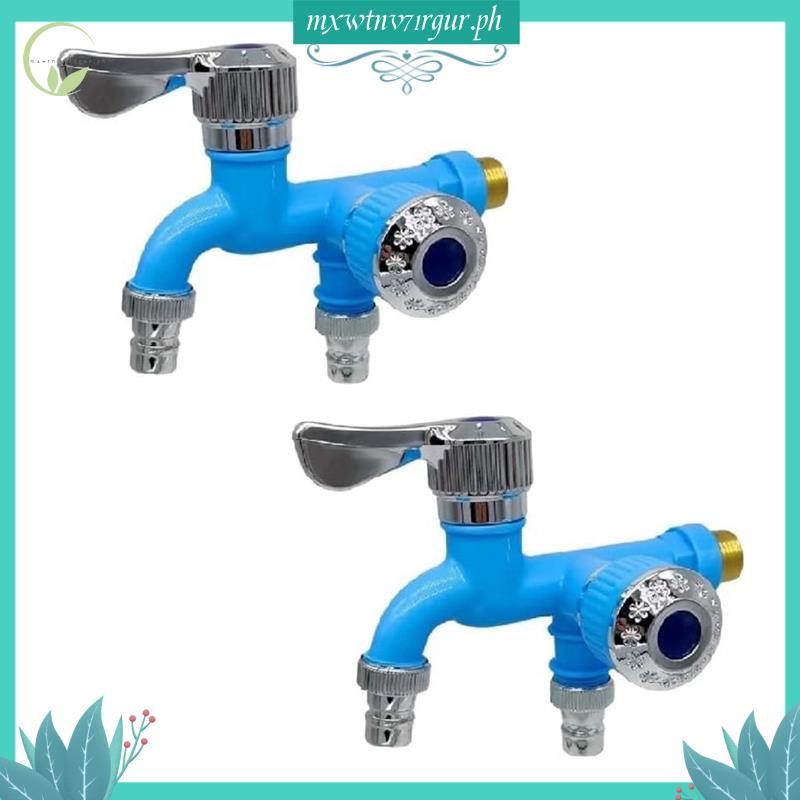 [mxwtnv71rgur] 2PCS 2 Way Faucet Faucet Splitter Garden Hose Splitter Water Spickt Splitter, Outdoor
