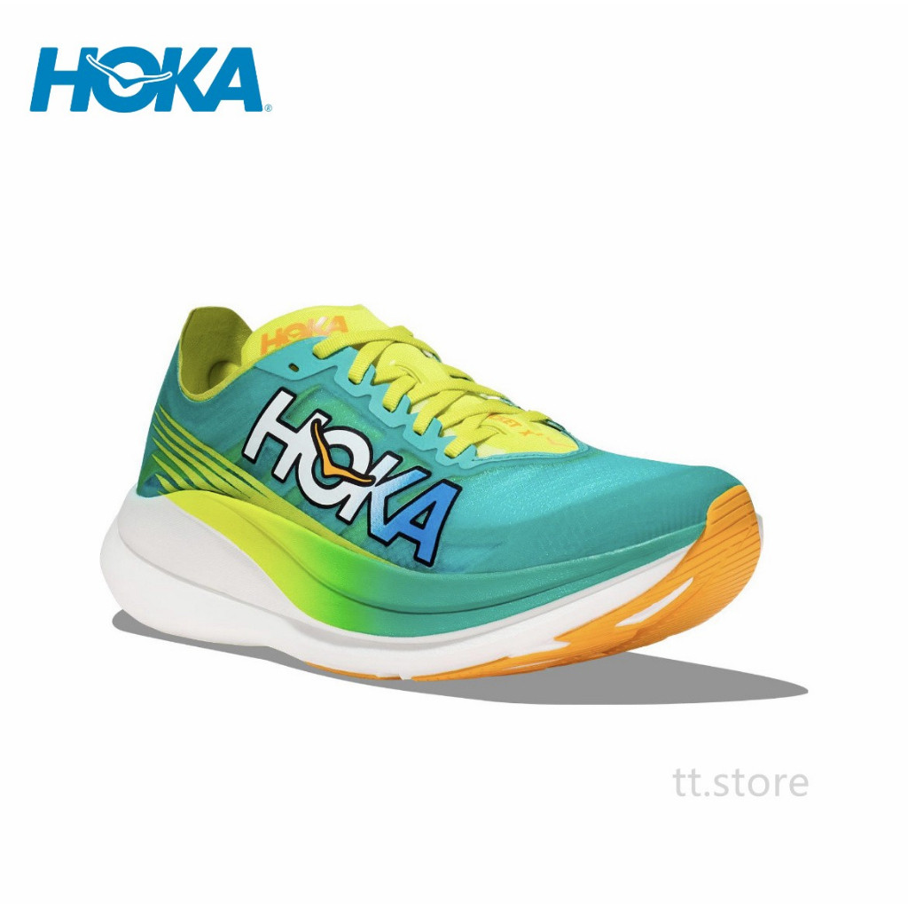 HOKA ONE ONE U ROCKET X 2 เขียวเหลือง FGDW