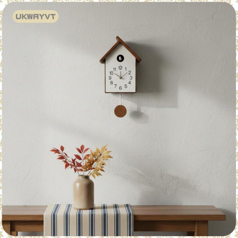 [ukwryvt] ลูกตุ้มสวิงไม้ Cuckoo Wall Pendulum Clock Cuckoo Wall Pendulum Clock ของตกแต่งบ้าน