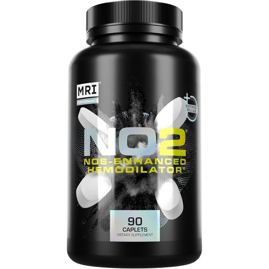 MRI NO2 Nitric Oxide Booster, 3000mg L-Arginine & AAKG (90 แคปซูล)