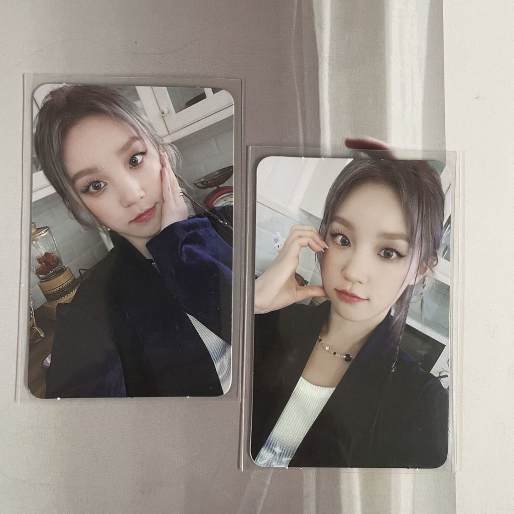 Gidle Bonus Card ms3 ms3.0 Bonus Card Song Yuqi Photo Card Cover Face Cheeks ดีกว่าหัวใจ