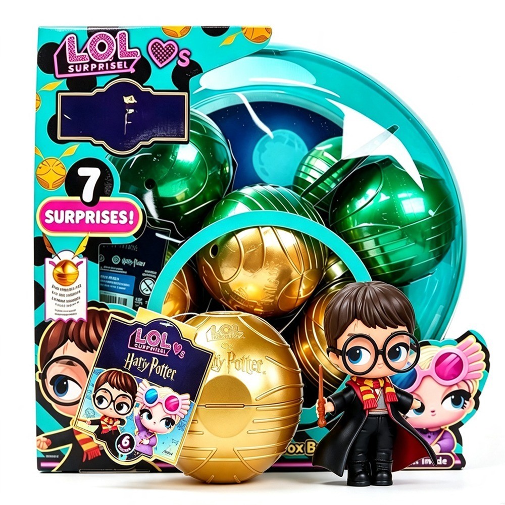Authentic Limited Edition LOL Surprise Harry Potter Golden Snitch Surprise Blind Ball Mini Doll Orna