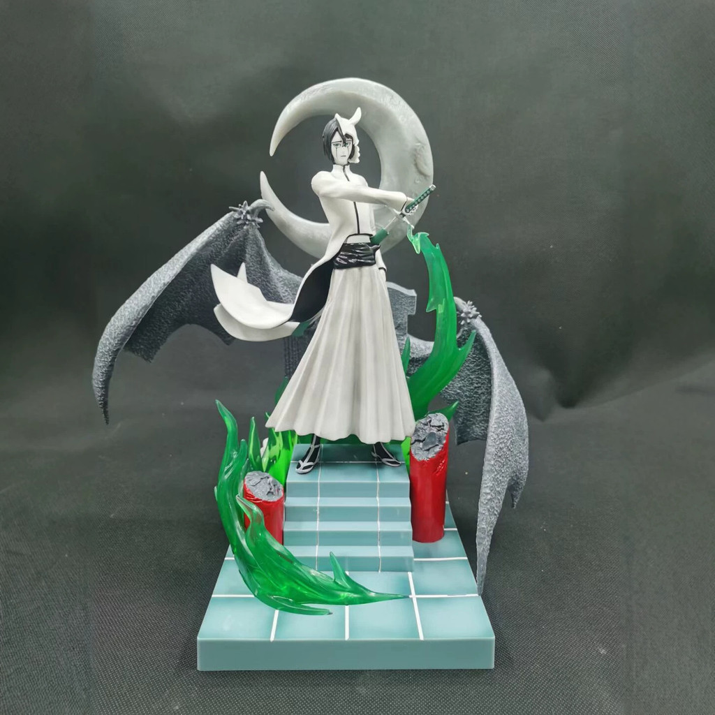 ขายร้อน-Bleach Ulquiorra Cifer Espada Resonance GK รูป Light-Up รูปปั้นอะนิเมะสะสม