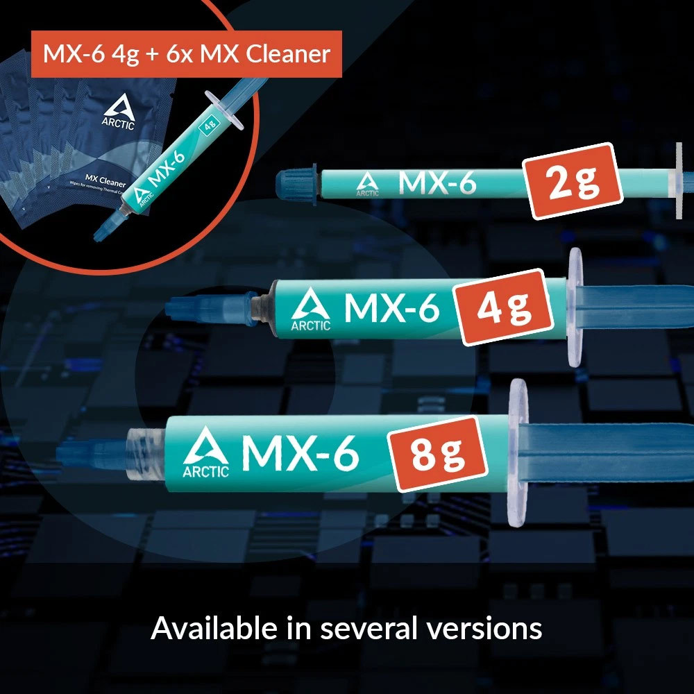 MX-6 Thermal Grease 8.5 W/mK 8g Thermal Compound For GPU