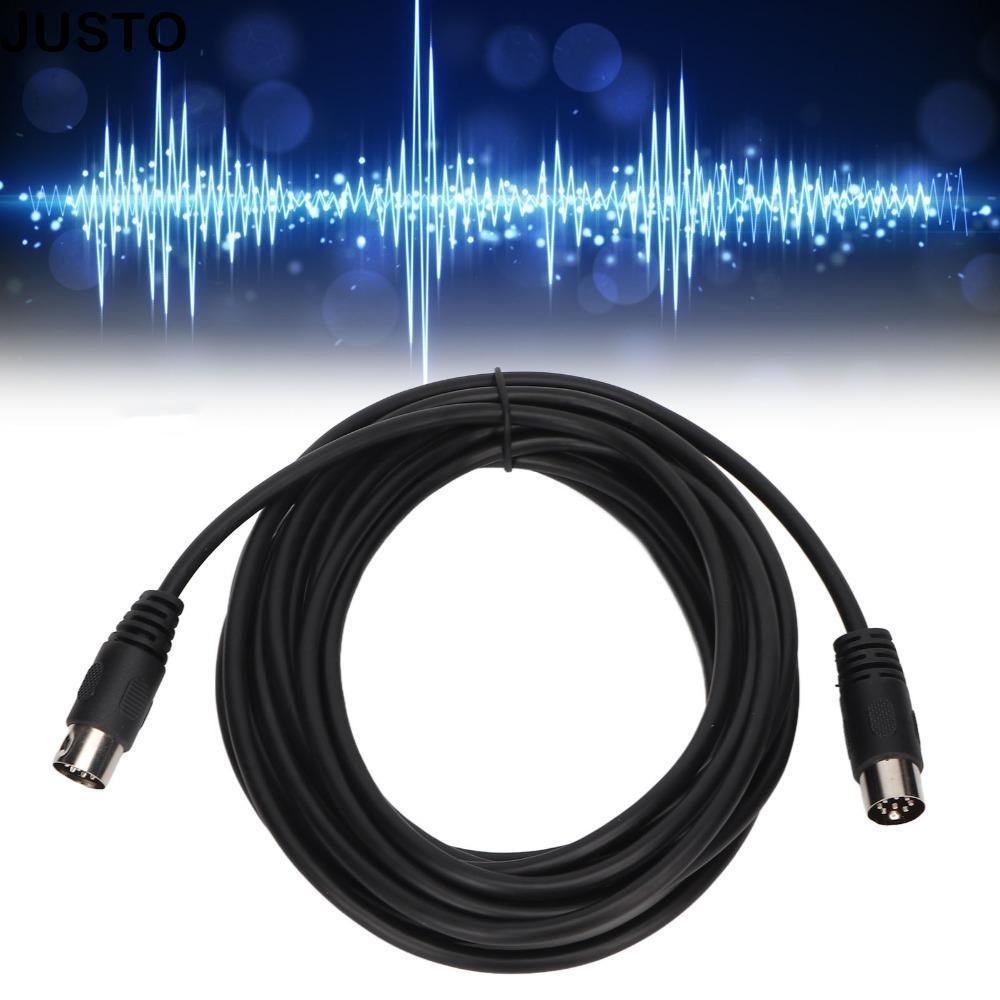 JUSTO DIN 8Pin Male to DIN 8Pin Male, 5m/16.4ft Plug and Play DIN 8Pin to DIN 8Pin Cable, ทนทานความแ