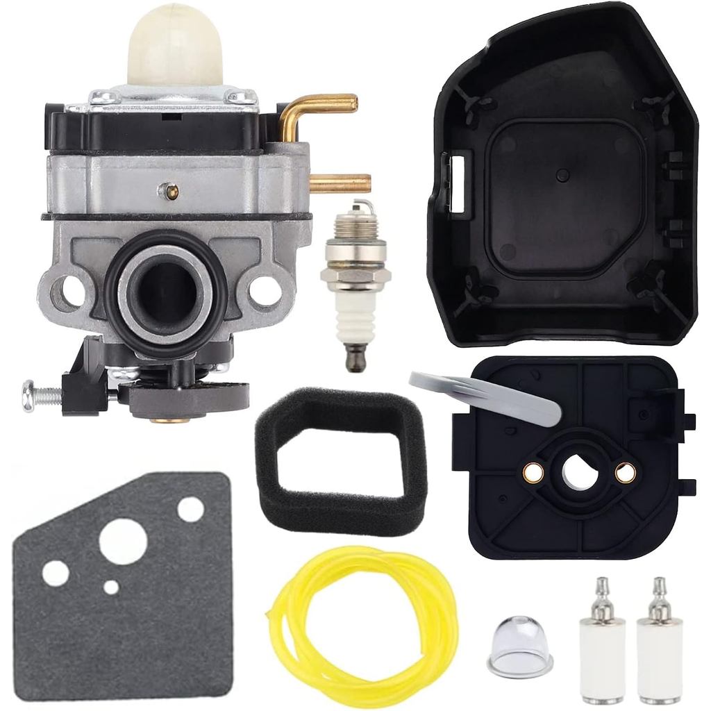 คาร์บูเรเตอร์คาร์โบไฮเดรตพร้อม 308649003 ฝาครอบกล่องอากาศสําหรับ Ryobi RY251PH RY254BC RY25PHEMC RY2