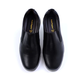 Hush Puppies รองเท้าผู้ชาย รุ่น HP 8HCFB2315A - สีดำ (รองเท้าลำลองหนังแท้ แบบสวม)