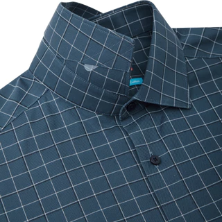 G2000 เสื้อเชิ้ตแขนสั้นแบบทางการสำหรับผู้ชาย Smart Fit รุ่น 5613135278 สีน้ำเงินเข้ม